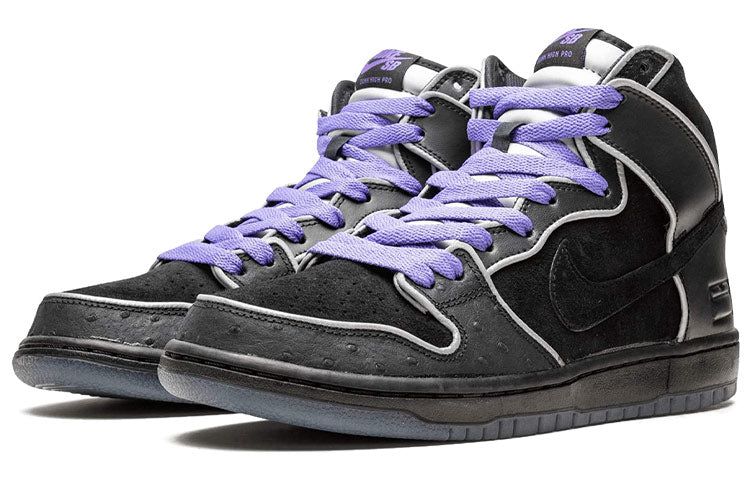 Nike SB Dunk High \'Purple Box\'  833456-002 Signature Shoe