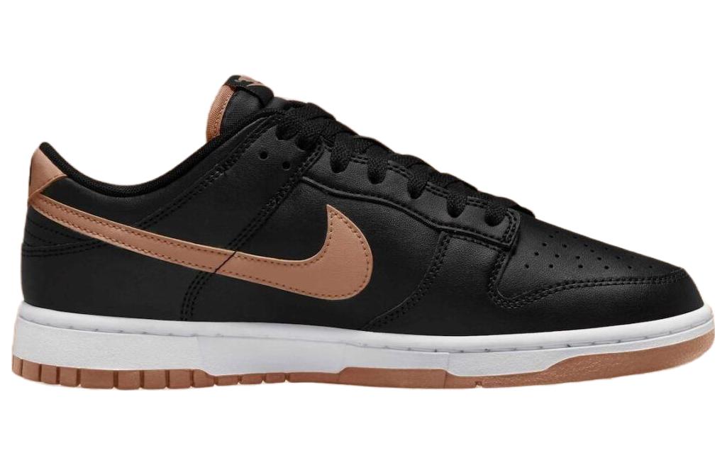 Nike Dunk Low 'Black Amber Brown' DV0831-004 Classic Sneakers - Click Image to Close