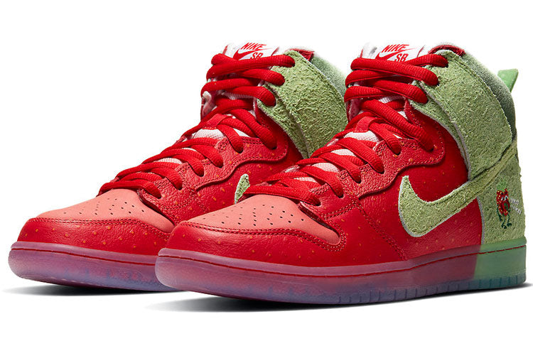 Nike SB Dunk High 'Strawberry Cough' CW7093-600 Antique Icons - Click Image to Close
