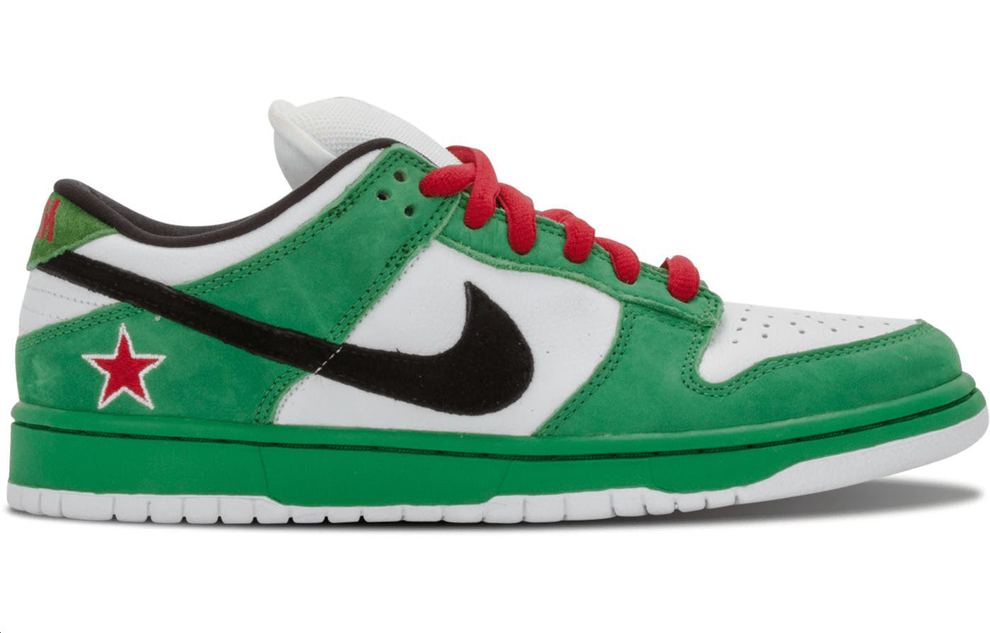 Nike Dunk Low Pro SB 'Heineken' 304292-302 Iconic Trainers - Click Image to Close
