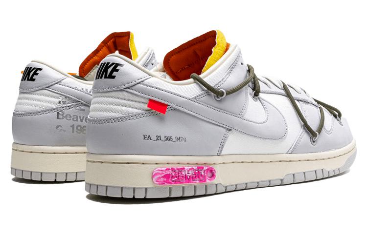 Nike Off-White x Dunk Low \'Lot 22 of 50\'  DM1602-124 Signature Shoe