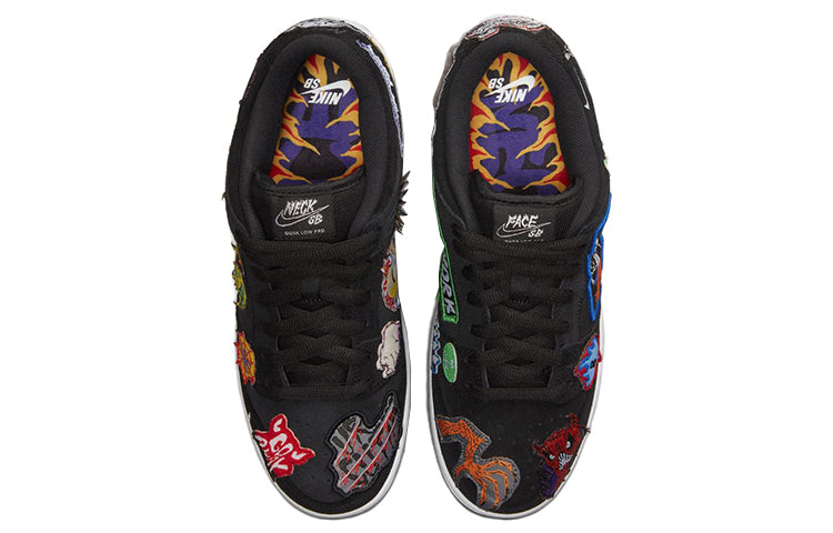 Nike Neckface x Dunk Low Pro SB 'Black' DQ4488-001 Signature Shoe - Click Image to Close