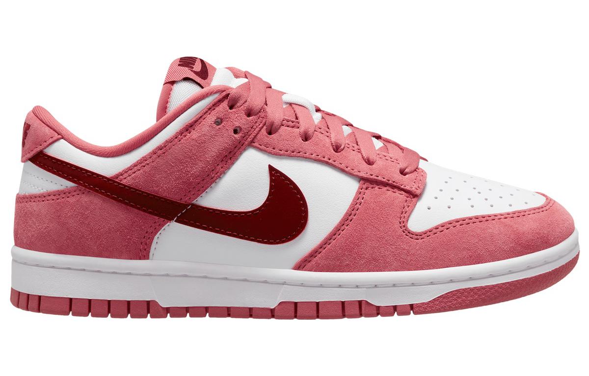 (WMNS) Nike Dunk Low 'Valentines Day' FQ7056-100 Classic Sneakers - Click Image to Close