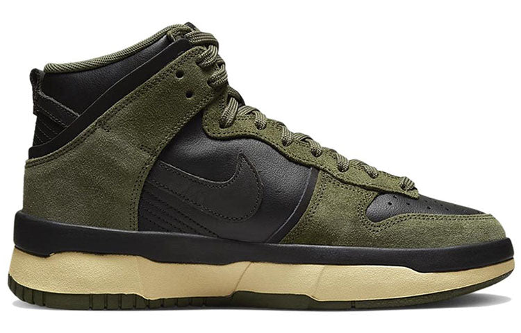 (WMNS) Nike Dunk High Up \'Medium Olive\'  DH3718-200 Signature Shoe