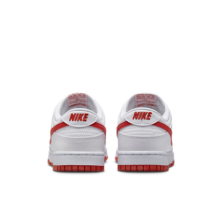 Nike Dunk Low \'White Picante Red\'  DV0831-103 Signature Shoe