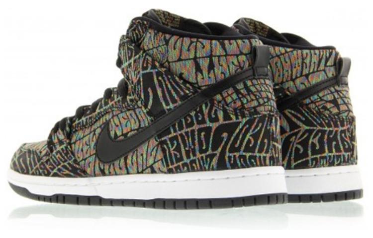 Nike SB Dunk High Premium 'Psychedelic' 313171-029 Classic Sneakers - Click Image to Close