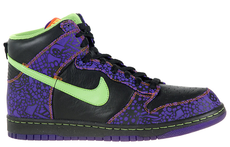 Nike Dunk High Premium 'Day Of The Dead' 323955-030 Classic Sneakers - Click Image to Close