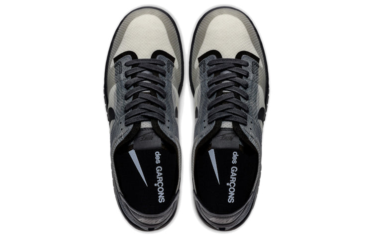 (WMNS) Nike Comme des Garons x Dunk Low 'Black Clear' CZ2675-002 Classic Sneakers - Click Image to Close