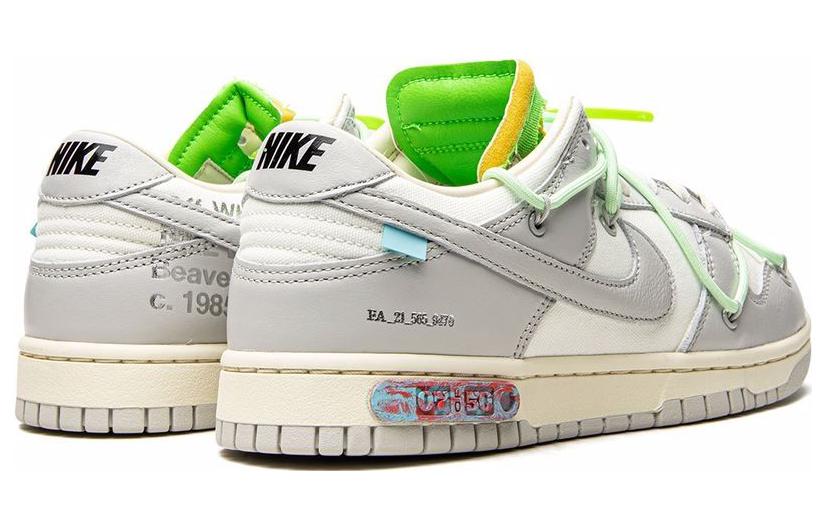 Nike Off-White x Dunk Low 'Lot 07 of 50' DM1602-108 Signature Shoe - Click Image to Close
