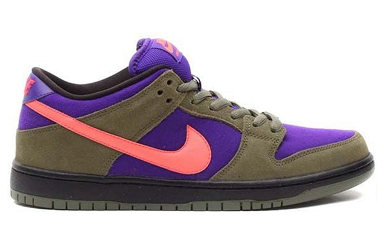 Nike Dunk Low Pro SB 'Medium Olive Atomic Red' 304292-265 Epochal Sneaker - Click Image to Close