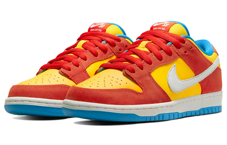 Nike Dunk Low Pro SB \'Bart Simpson\'  BQ6817-602 Signature Shoe