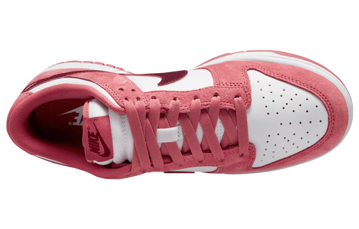 (WMNS) Nike Dunk Low 'Valentines Day' FQ7056-100 Classic Sneakers - Click Image to Close