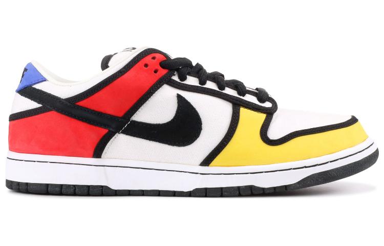 Nike Dunk Low Pro SB 'Piet Mondrian' 304292-702 Classic Sneakers - Click Image to Close
