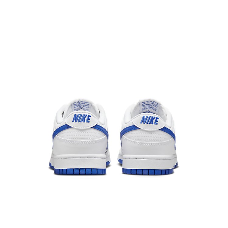 Nike Dunk Low 'White Hyper Royal' DV0831-104 Signature Shoe - Click Image to Close
