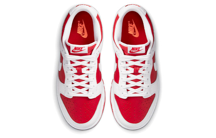 Nike Dunk Low 'Championship Red' DD1391-600 Classic Sneakers - Click Image to Close