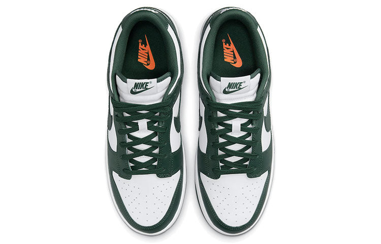 Nike Dunk Low \'Michigan State\'  DD1391-101 Signature Shoe