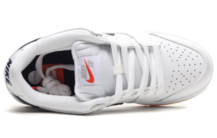 Nike Dunk Low Pro ISO SB \'Orange Label - White Navy\'  CZ2249-100 Signature Shoe