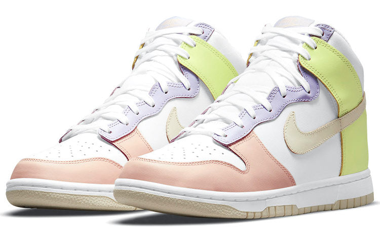 (WMNS) Nike Dunk High 'Lemon Twist' DD1869-108 Iconic Trainers - Click Image to Close