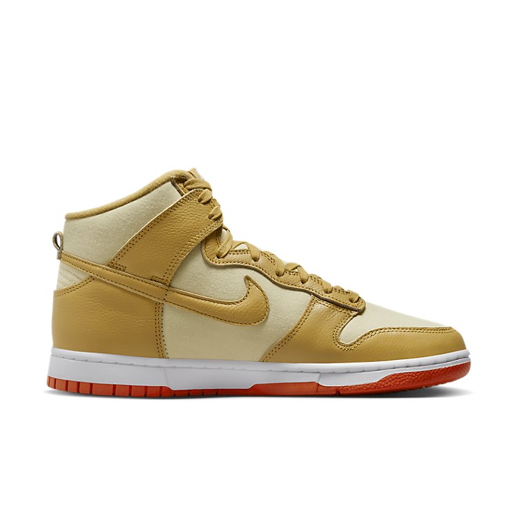 Nike Dunk High \'Gold Canvas\'  DV7215-700 Iconic Trainers