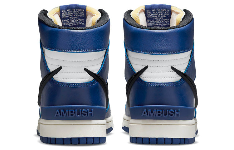 Nike Dunk High x AMBUSH 'Deep Royal' CU7544-400 Classic Sneakers - Click Image to Close