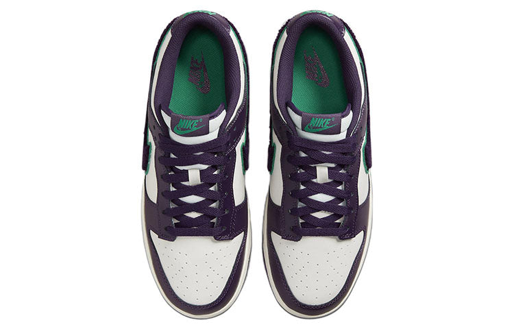 Nike Dunk Low 'Chenille Swoosh - Grand Purple' DQ7683-100 Antique Icons - Click Image to Close