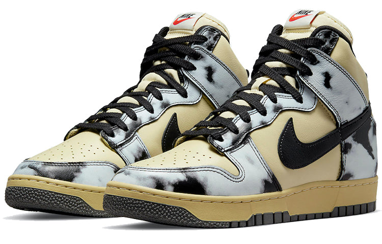 Nike Dunk High 1985 'Black Acid Wash' DD9404-700 Iconic Trainers - Click Image to Close