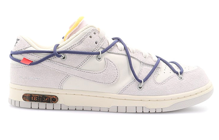 Nike Off-White x Dunk Low 'Lot 18 of 50' DJ0950-112 Iconic Trainers - Click Image to Close