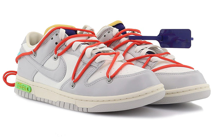 Nike Off-White x Dunk Low 'Lot 23 of 50' DM1602-126 Vintage Sportswear - Click Image to Close