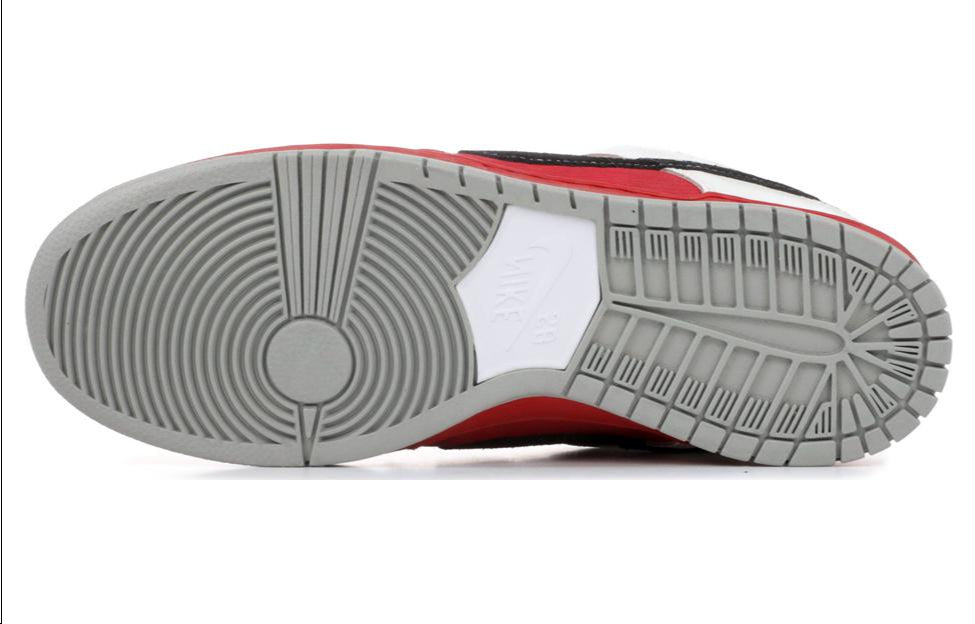 Nike Dunk Low Premium SB Skateboard \'Roller Derby Red Black\'  313170-601 Signature Shoe