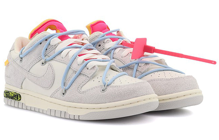 Nike Off-White x Dunk Low \'Lot 38 of 50\'  DJ0950-113 Classic Sneakers