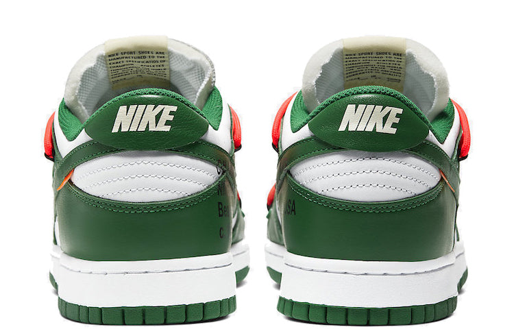 Nike Off-White x Dunk Low \'Pine Green\'  CT0856-100 Vintage Sportswear