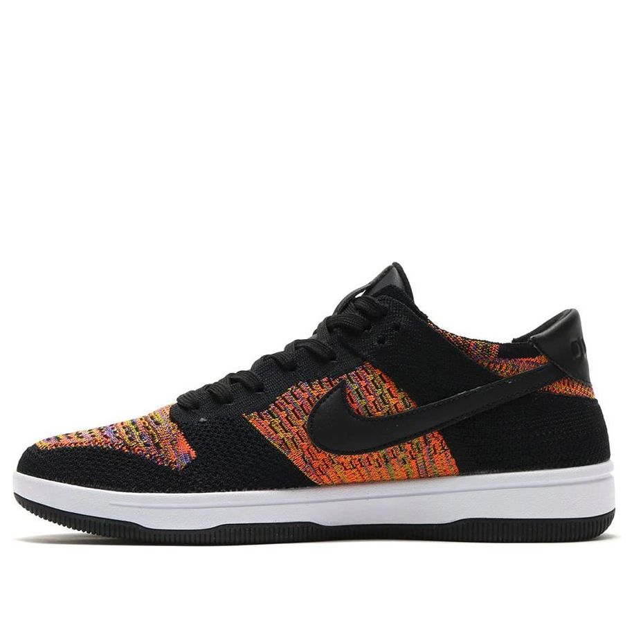 Nike Dunk Low Flyknit 'Black Flyknit Orange' 917746-002 Antique Icons - Click Image to Close