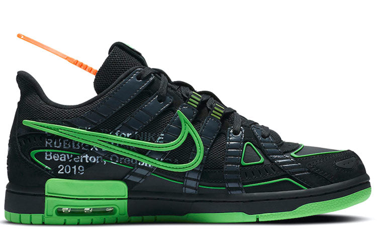 Nike Off-White x Air Rubber Dunk 'Green Strike' CU6015-001 Classic Sneakers - Click Image to Close