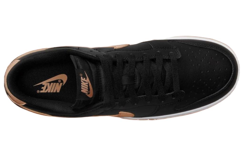 Nike Dunk Low 'Black Amber Brown' DV0831-004 Classic Sneakers - Click Image to Close