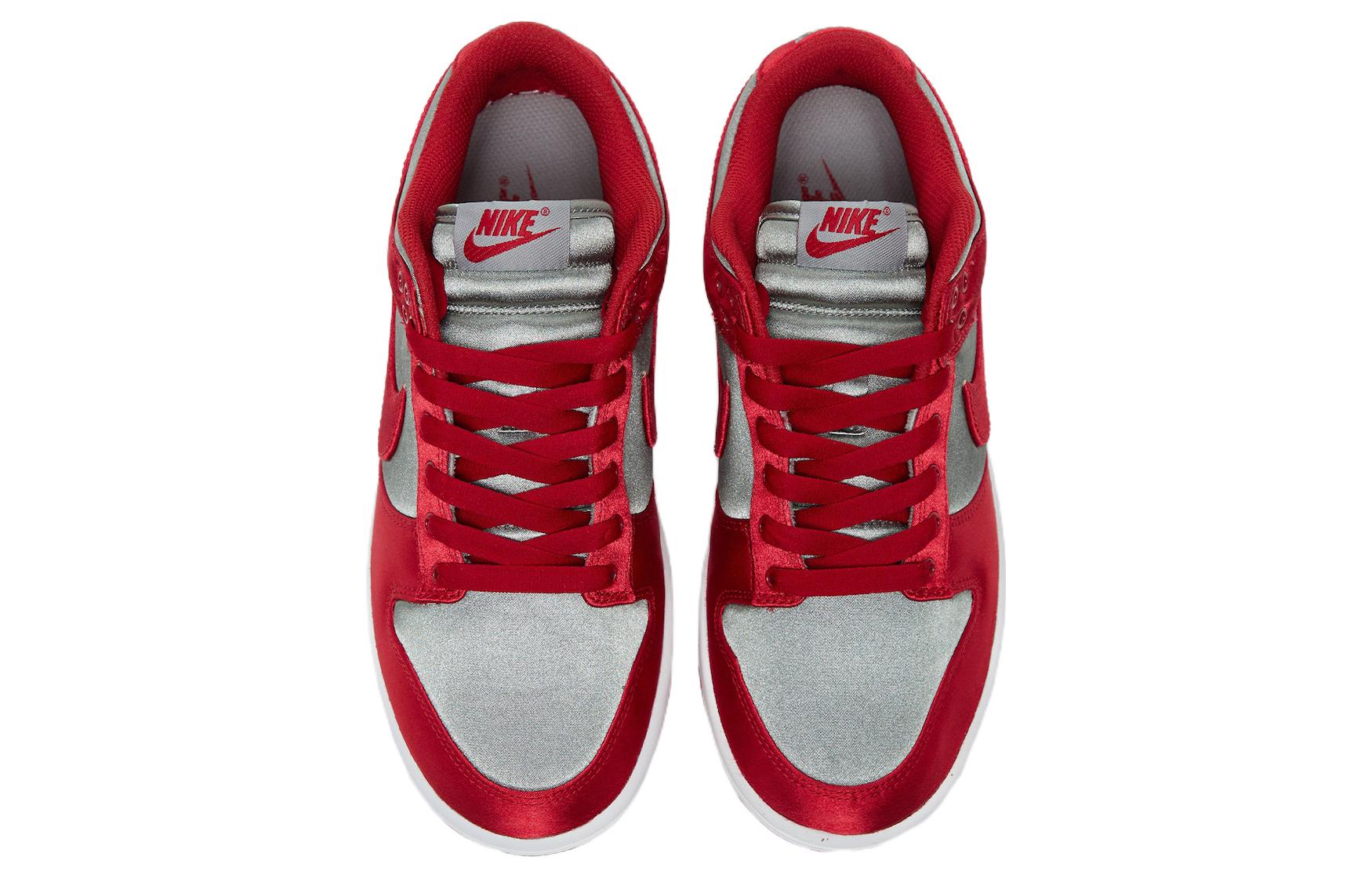 (WMNS) Nike Dunk Low 'UNLV Satin' DX5931-001 Vintage Sportswear - Click Image to Close