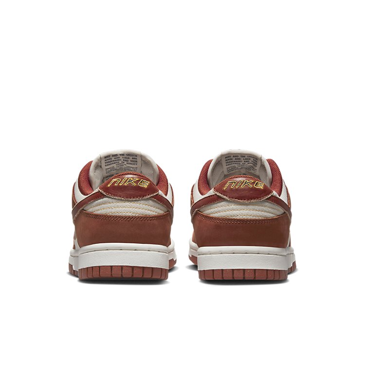 (WMNS) Nike Dunk Low 'Light Orewood Brown Rugged Orange' DZ2710-101 Classic Sneakers - Click Image to Close