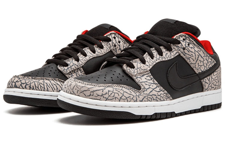 Nike Supreme x Dunk Low Pro SB \'Black Cement\'  304292-131 Vintage Sportswear