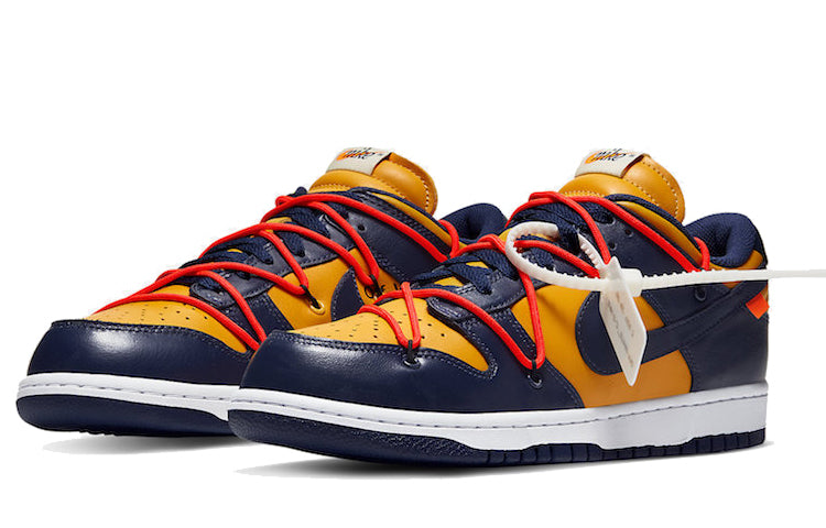 Nike Off-White x Dunk Low \'University Gold\'  CT0856-700 Classic Sneakers