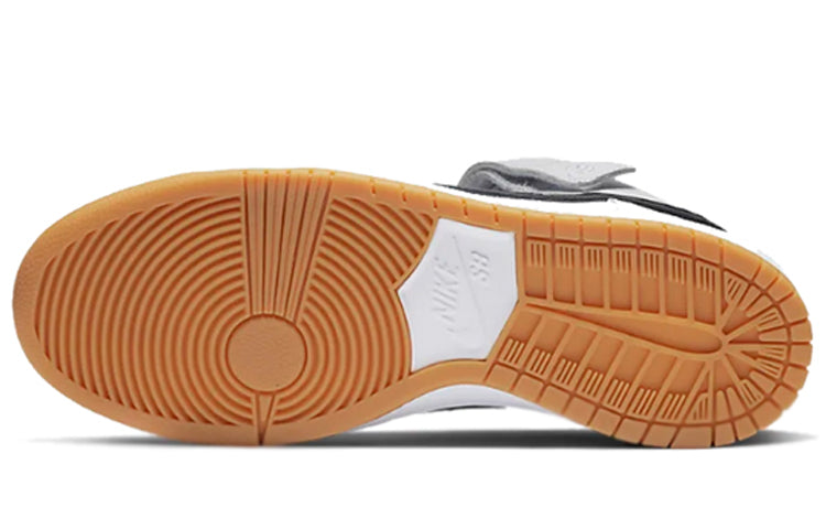Nike SB Dunk Mid 'Orange Label White' CD6754-100 Iconic Trainers - Click Image to Close