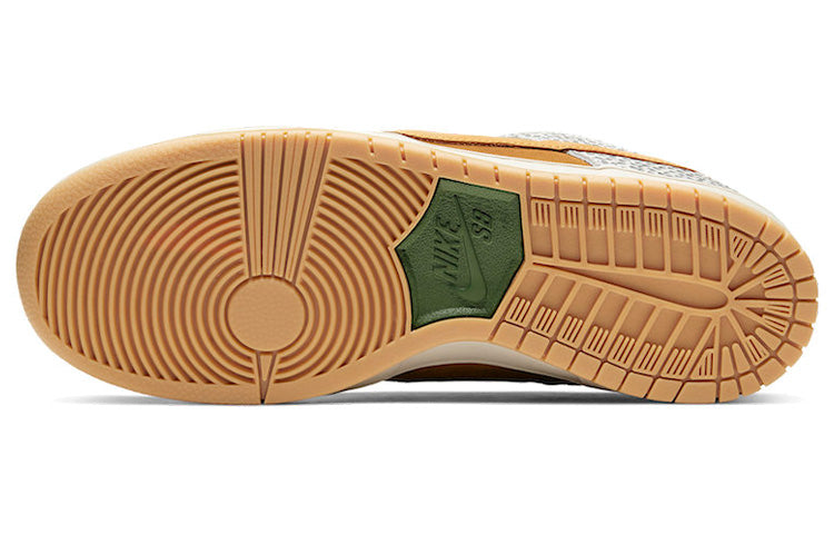 Nike Dunk Low Pro SB \'Safari\'  CD2563-002 Signature Shoe