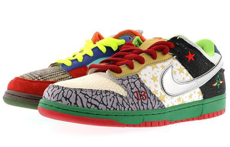 Nike SB Dunk Low \'What The Dunk\'  318403-141 Classic Sneakers