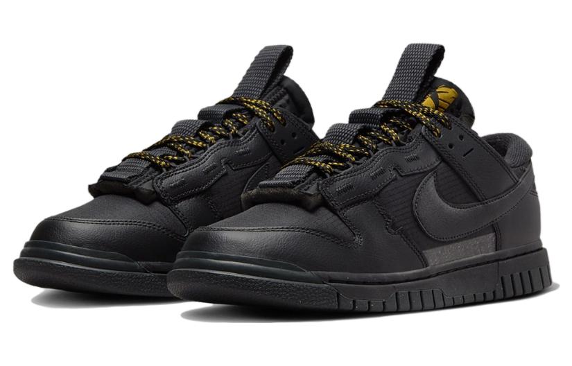 Nike Air Dunk Low Jumbo 'Black Gold' FB8894-001 Iconic Trainers - Click Image to Close