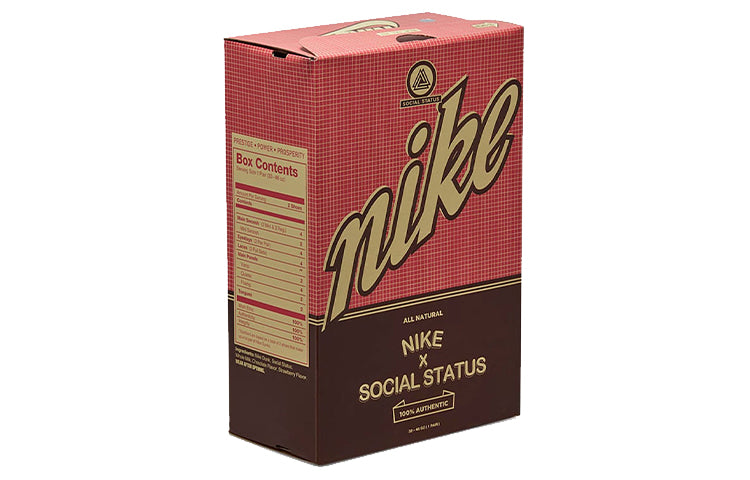 Nike Social Status x Dunk Mid 'Chocolate Milk' DJ1173-700 Signature Shoe - Click Image to Close