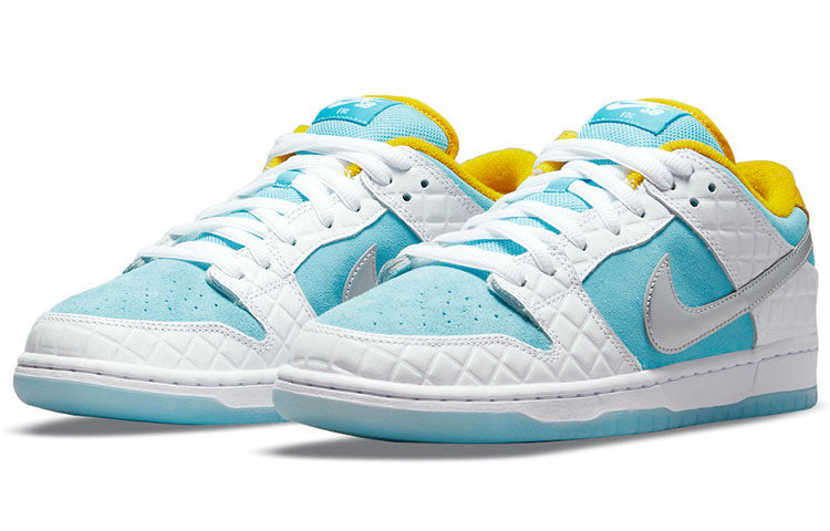 Nike x FTC SB Dunk Low \'Lagoon Pulse\'  DH7687-400 Signature Shoe