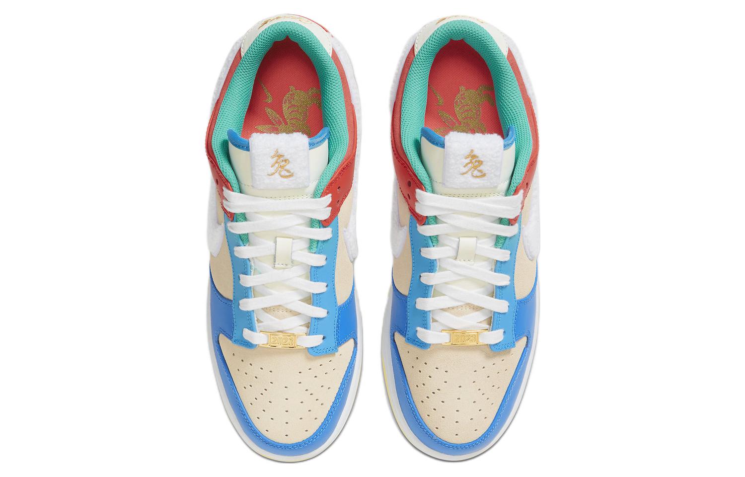Nike Dunk Low 'Year of the Rabbit - Multi-Color' FD4203-111 Classic Sneakers - Click Image to Close