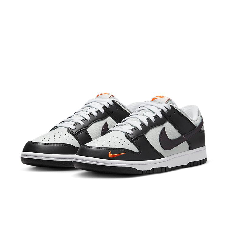 Nike Dunk Low 'Black Total Orange Mini Swoosh' FN7808-001 Epochal Sneaker - Click Image to Close