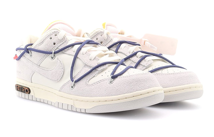 Nike Off-White x Dunk Low 'Lot 18 of 50' DJ0950-112 Iconic Trainers - Click Image to Close