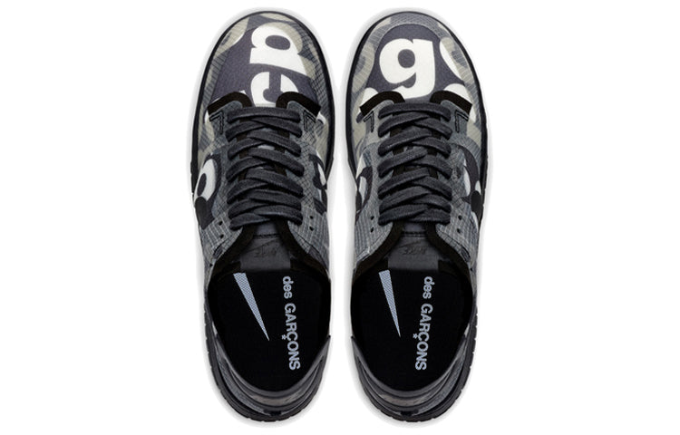 (WMNS) Nike Comme des Garons x Dunk Low 'Monogram Print' CZ2675-001 Classic Sneakers - Click Image to Close