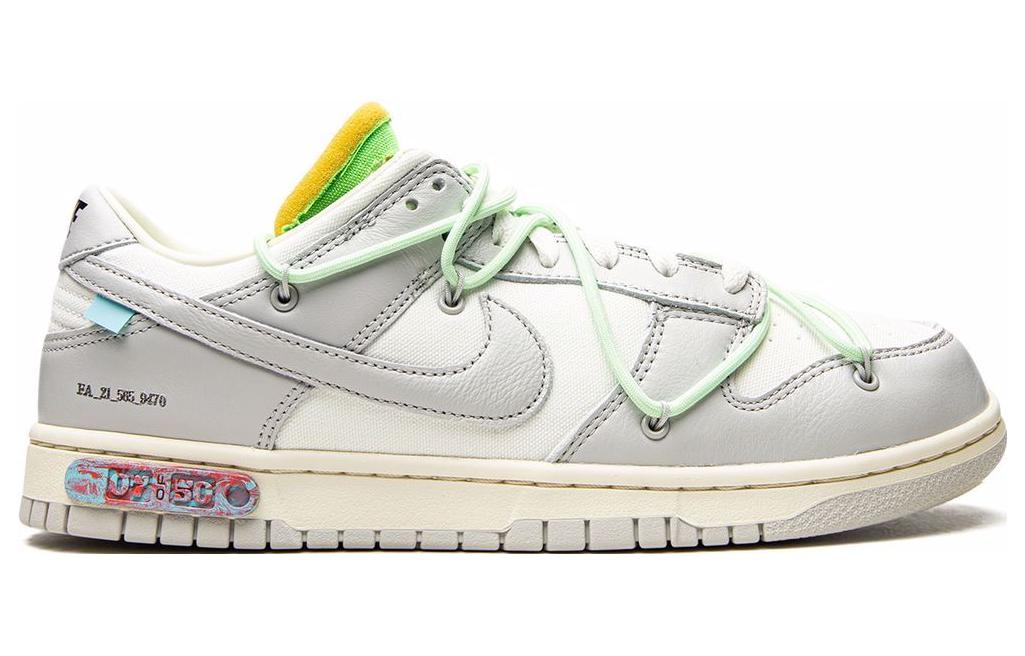 Nike Off-White x Dunk Low \'Lot 07 of 50\'  DM1602-108 Signature Shoe