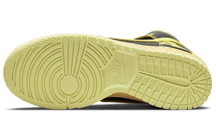Nike Dunk High 1985 'Yellow Acid Wash' DD9404-001 Signature Shoe - Click Image to Close
